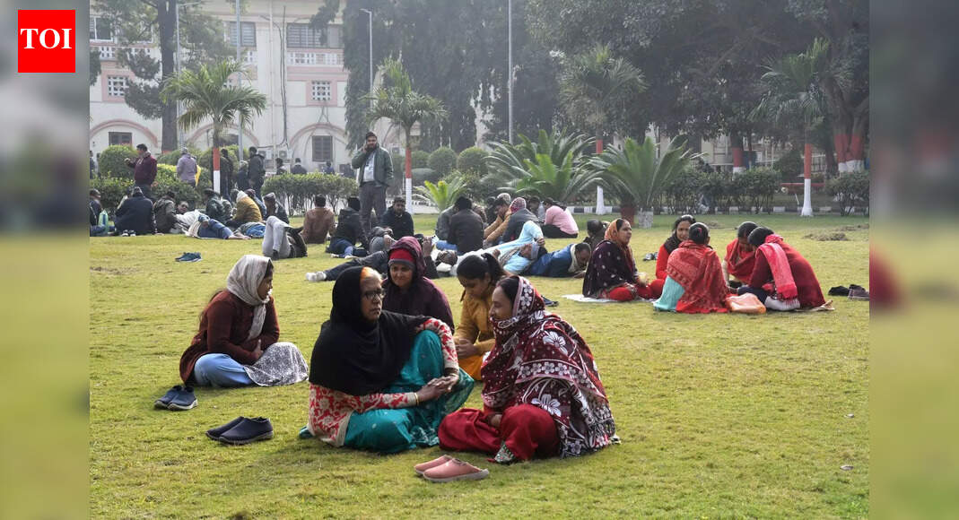 Brief sunshine, but chill persists