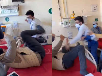 Assault row: Sacked Himachal doctor, patient patch up with a hug