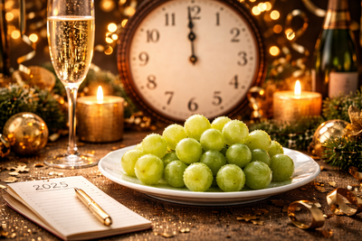 Eat 12 grapes at midnight and make 12 wishes? Here’s why people swear by it