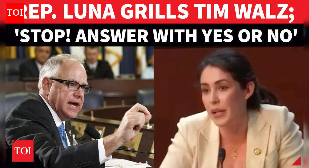 Minnesota Clash: Tim Walz Brutally Grilled By Rep. Luna; Dems Watch In Silence Amid China Bombshell