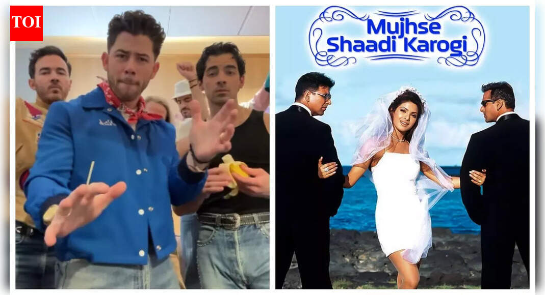 After ‘Dhurandhar’, Nick Jonas gets groovy to wife Priyanka Chopra’s song ‘Mujhse Shaadi Karogi’