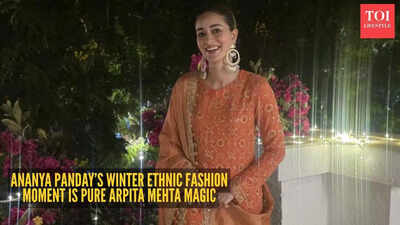 Ananya Panday’s traditional winter look gets a bold upgrade from designer Arpita Mehta