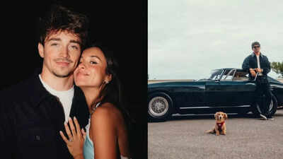 Charles Leclerc revisits his engagement with fiancee Alexandra Saint Mleux in year-end album: “A very good year off the track”