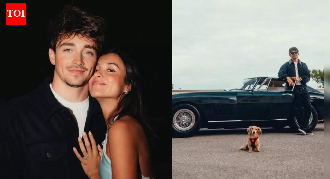 Charles Leclerc revisits his engagement with fiancee Alexandra Saint Mleux in year-end album: “A very good year off the track”