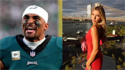Watch: Jalen Hurts’ standout season takes viral turn as Eagles QB meets fitness influencer and reality TV star Jacklyn Romano