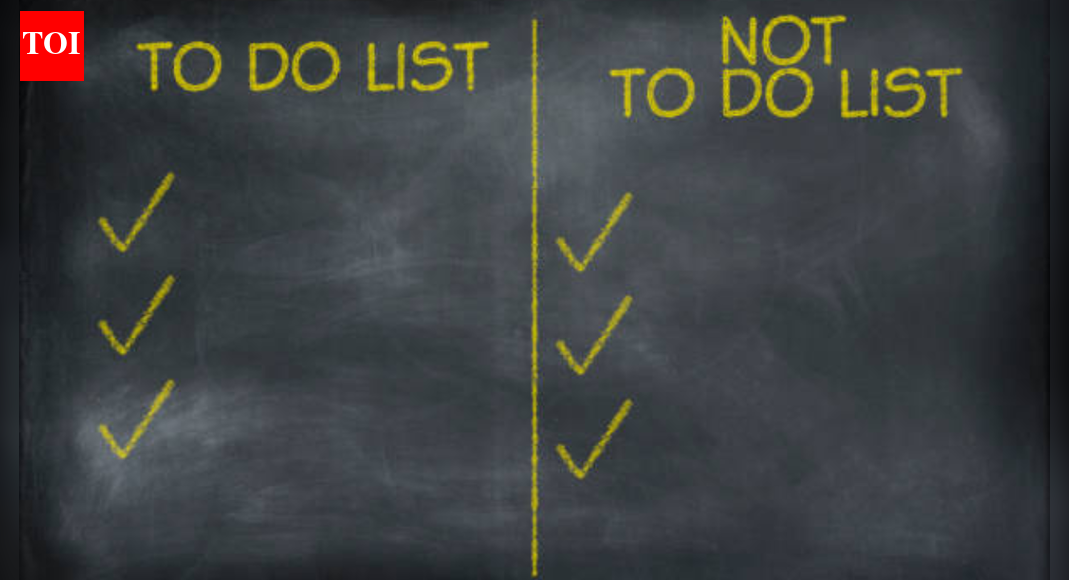 Why writing a ‘not-to-do list’ works better than new year's resolutions