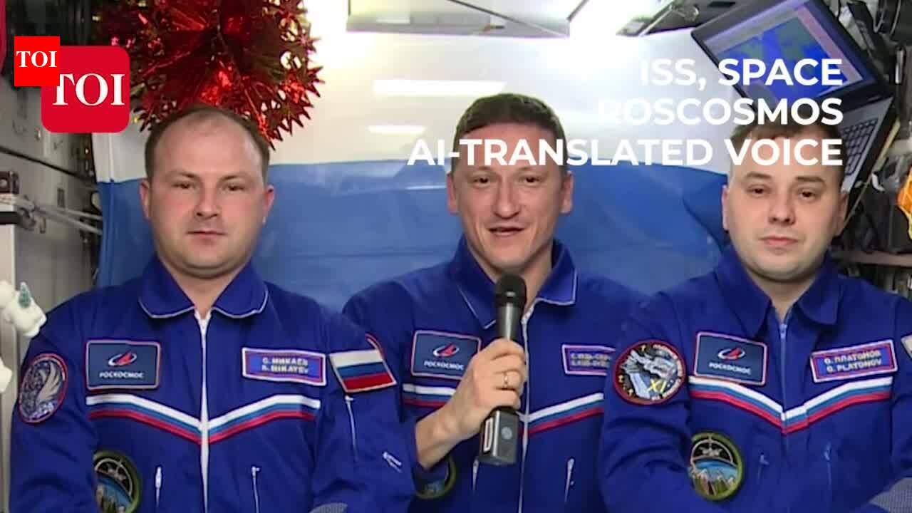 Russian Cosmonauts Send New Year's Wishes From Space Station