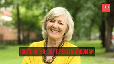 Quote of the day by Ellen Goodman: “We spend January 1st walking through our lives, room by room, drawing up a list of work to be done, cracks to be patched. Maybe...”