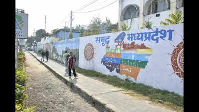 Cow dung-paint to add zing to Bhopal’s Swachh ranking push