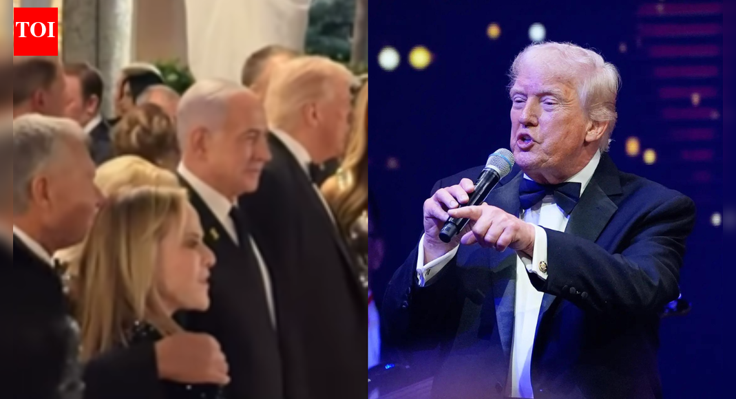 Charity auction, Netanyahu among partygoers: Inside Trump and Melania’s Mar-a-Lago New Year’s Eve party — Watch