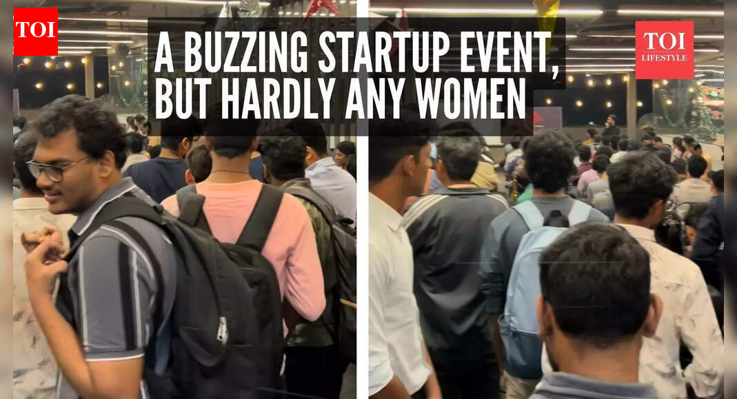 A buzzing startup event, but hardly any women- one post is shining a light on the gap