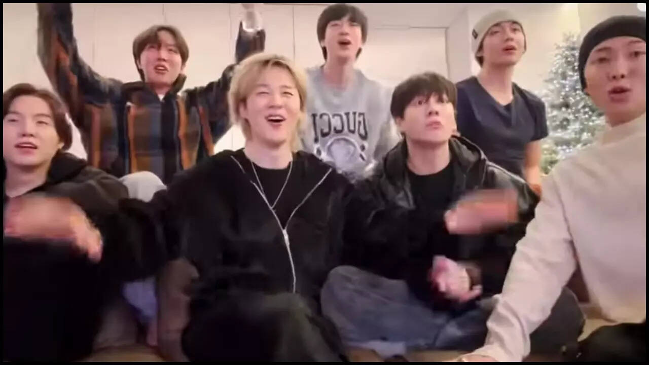 Happy New Year!': BTS count down to 2026 with ARMY - WATCH | - The Times of India
