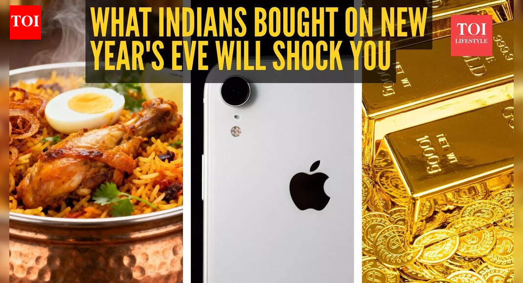 2,18,993 biryani, iPhones, and gold! What Indians bought on New Year's Eve will shock you