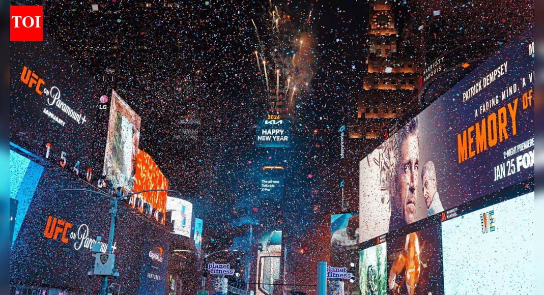 12,000-pound sparkle: 2026 celebrations light up New York’s Times Square with Constellation Ball - watch