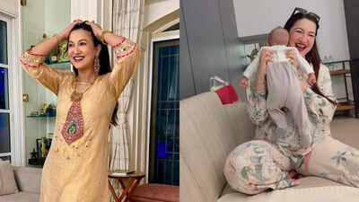Gauahar Khan bids farewell to 2025 with impromptu dance at family wedding, also shares New Year 2026 moment with newborn son - Watch video