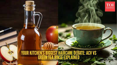 Kitchen cabinet wars: Apple cider vinegar vs. green tea – Which rinse actually saves your hair?