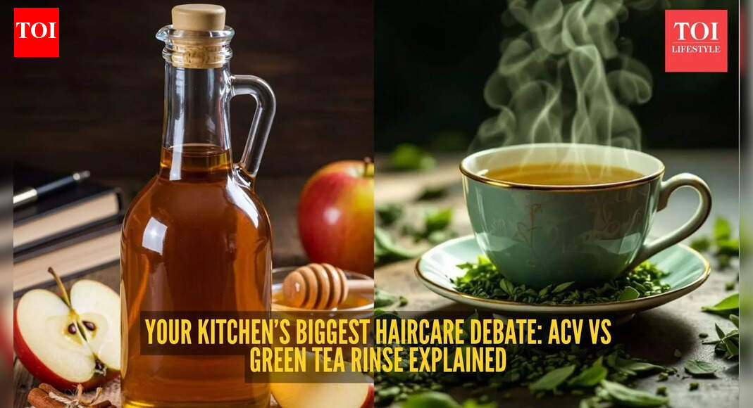 Kitchen cabinet wars: Apple cider vinegar vs. green tea – Which rinse actually saves your hair?
