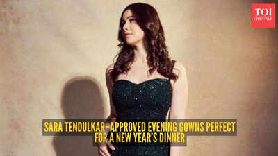 Sara Tendulkar approved 5 evening gowns perfect for New Year’s dinner