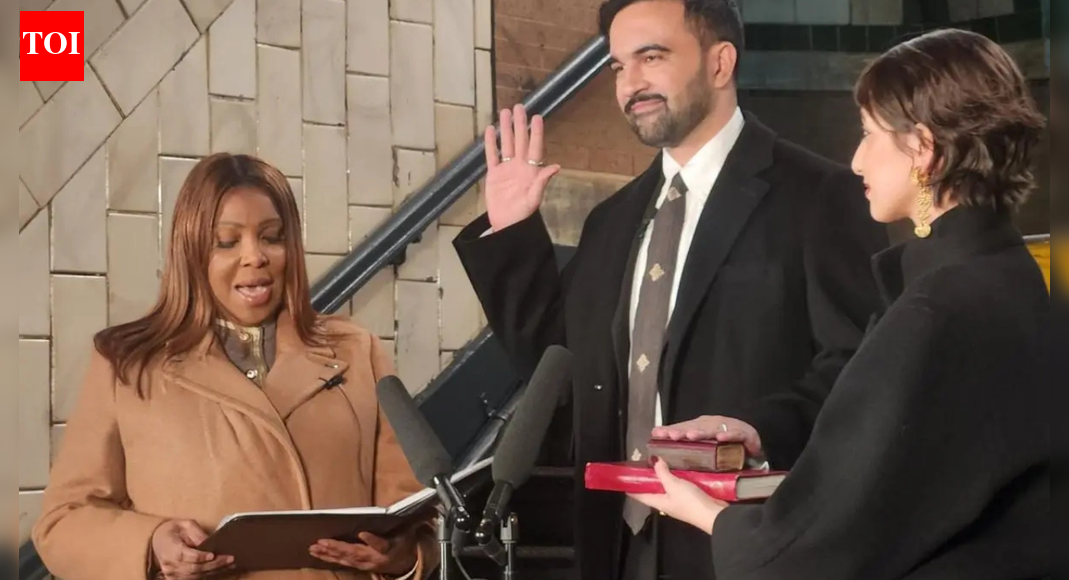 'Disgusting': MAGA meltdown over Mamdani taking oath as NYC mayor on Quran
