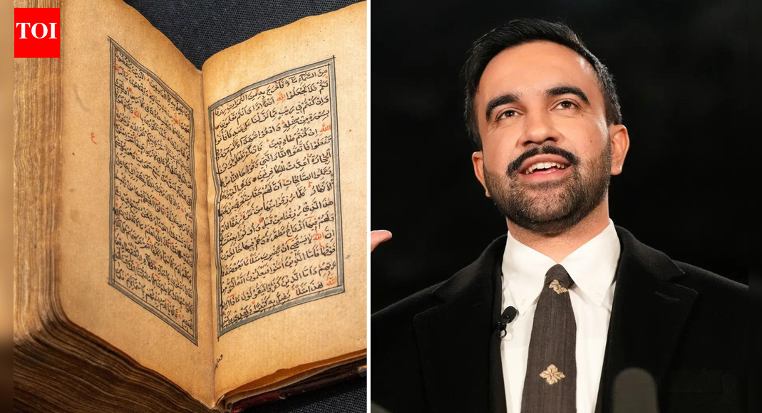 Historic! Mamdani takes oath on Quran as NYC's 1st Indian-African-Muslim immigrant mayor