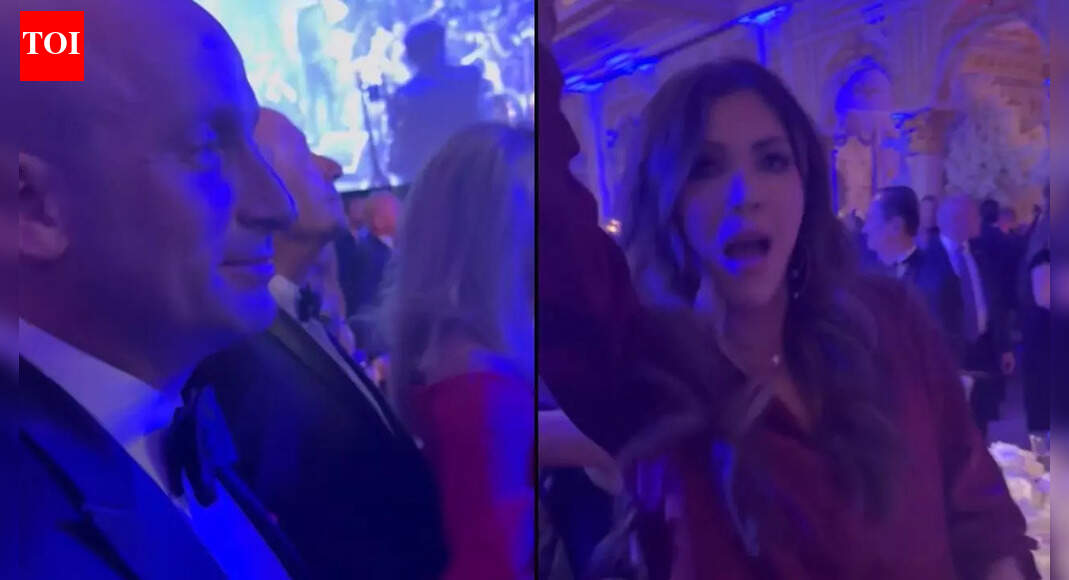 Watch: Kristi Noem and Stephen Miller dancing to ‘Ice Ice Baby’ leaves the internet cringing hard