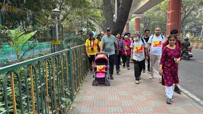 New Year, new steps: Bengalureans hit the pavements for 26km footpath test