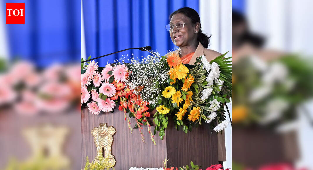 President Droupadi Murmu inaugurates Ignou centres at Rairangpur