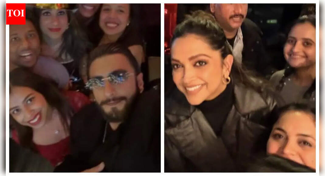 Ranveer Singh and Deepika Padukone ring in New Year 2026 with fans; pose for selfies in NYC