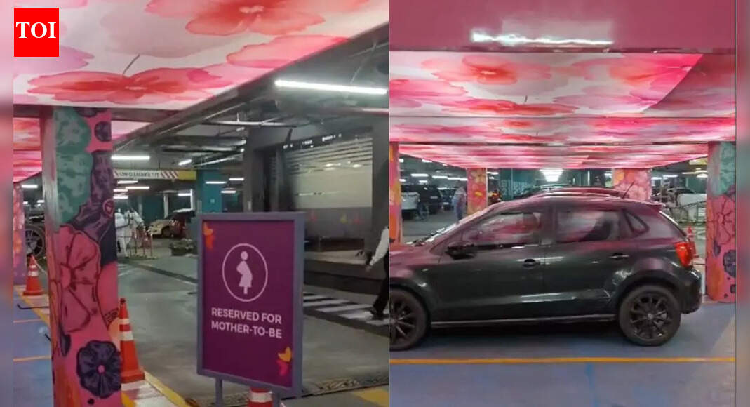 Bengaluru mall’s Pink Parking for expecting mothers draws praise from visiting Punekar