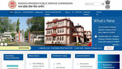 MPPSC Assistant Professor Recruitment 2026: Notification out for 949 vacancies; check dates, eligibility, age limit details here