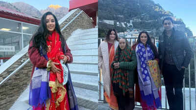 ‘Anupamaa’ actress Rupali Ganguly begins New Year with a visit to Vaishno Devi with family, shares message on gratitude and faith