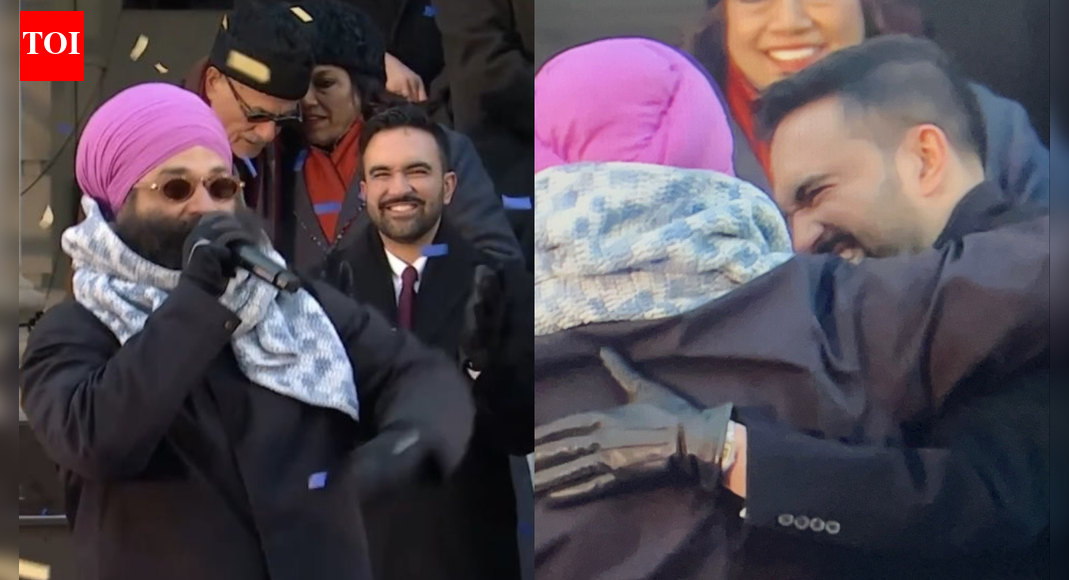 'New York vich munda renda’: Babbulicious performs at Mamdani's oath ceremony - Watch