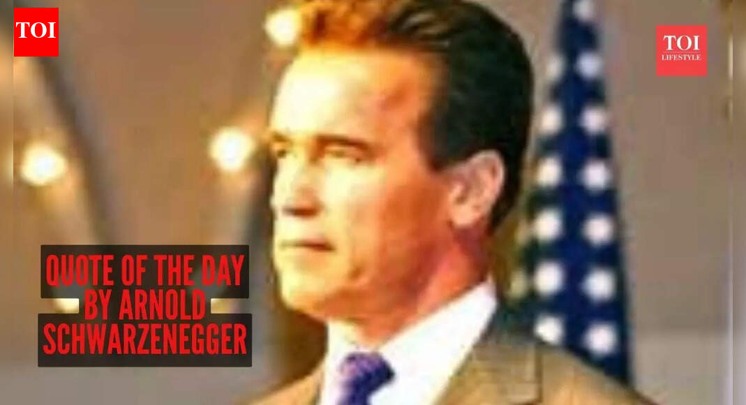 Quote of the day by Arnold Schwarzenegger: 
