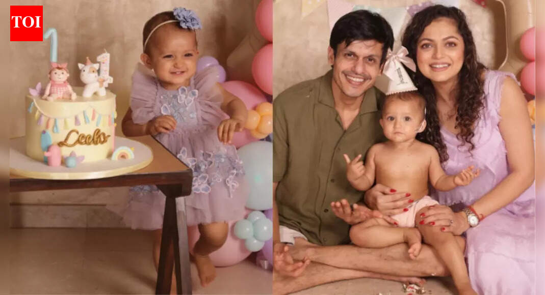 Drashti Dhami and Neeraj Khemka reveal daughter Leela’s face for the first time as she turns one: 'Hello world!'