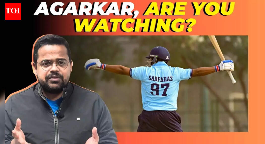 Sarfaraz Khan is knocking the selectors’ door again