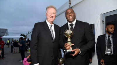 Hall of Famer Larry Bird reflected on the day his rivalry with Magic Johnson turned into friendship