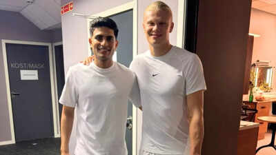 Who is Erling Haaland? Premier League footballer's pic with Team India batter Shubman Gill goes viral