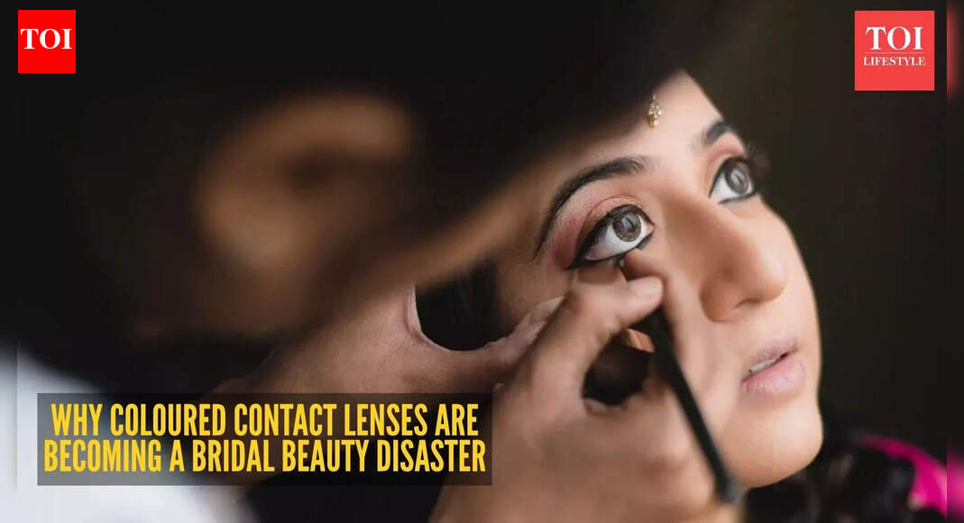 Before you say 'yes' to coloured lenses, read this bridal makeup reality check MUAs rarely warn about