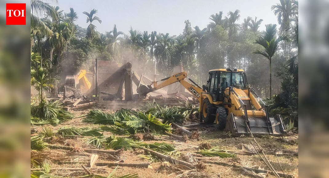 Eviction begins to reclaim nearly 6000 bighas of forest land in Assam’s ...