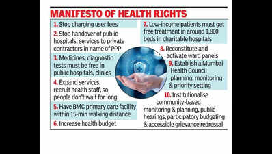 ‘BMC should raise health spend, end privatisation in public healthcare’