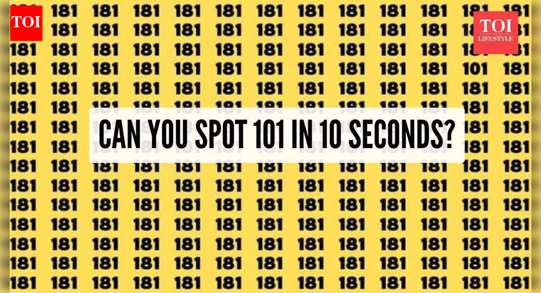 Optical illusion: Only a person with higher IQ can spot ‘101’ in just 10 seconds
