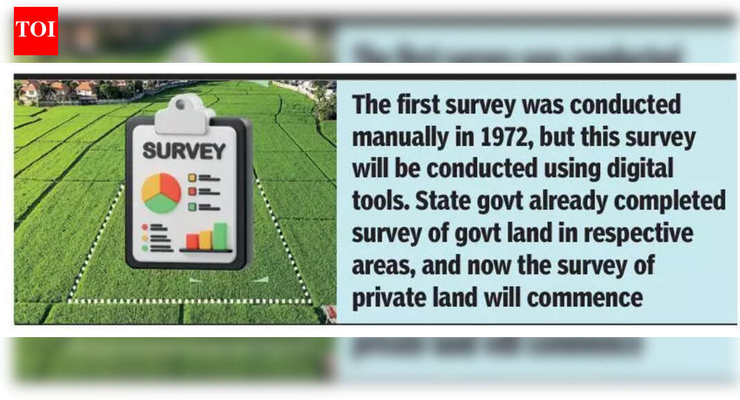 Govt set to start land survey five decades after previous one