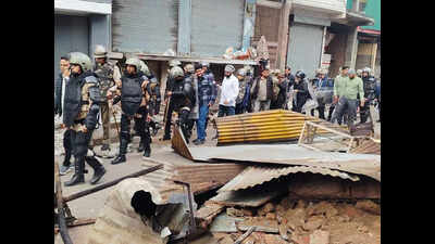 8 days after Chomu violence, illegalencroachments of rioters bulldozed