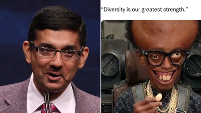 'Don’t cry about anti-Indian racism': MAGA ally Dinesh D'Souza grilled for mocking diversity, black people on social media