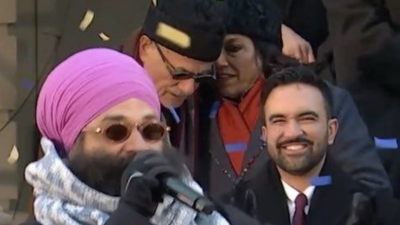  Punjabi beats by ‘Babbulicious’ ring out at Mamdani oath