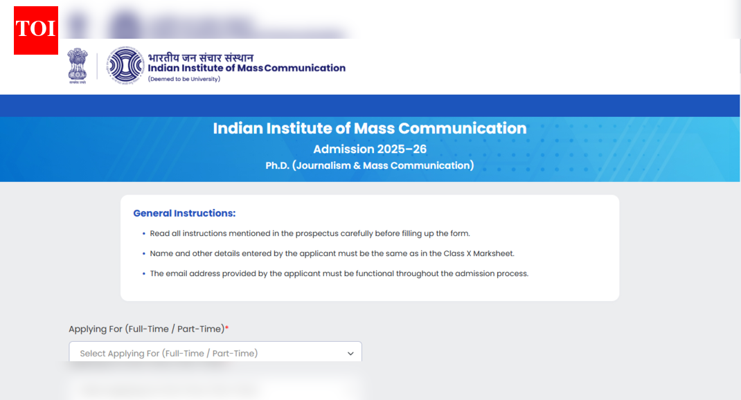 IIMC PhD admissions 2025-26: Registration window opens at iimc.gov.in; check eligibility, key dates and direct link to apply