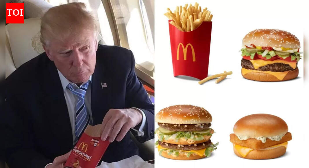 Fine steak or big mac?: Trump’s mid-flight McDonald’s feast reignites health questions and online chatter