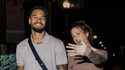 Emeka Egbuka announces engagement to Notre Dame soccer player Laney Matriano on eve of crucial Week 18 game