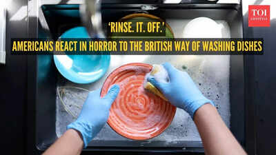  Americans react in horror to the British way of washing dishes