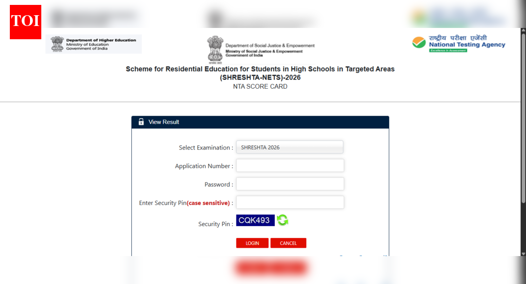 NTA SHRESHTA NETS result 2026 released: Direct link to download scorecard here